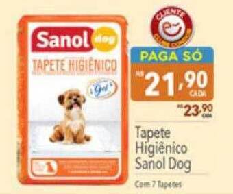 Supermercados Condor Tapete higiênico sanol dog oferta