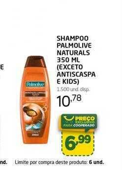 Cooper Shampoo palmolive naturals oferta