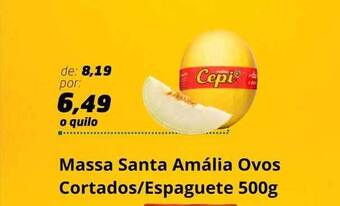 Supermercados Santa Helena Massa santa amália ovos cortados espaguete oferta