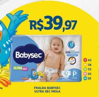 Tchê Farmácias Fralda babysec ultra sec mega oferta
