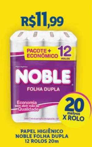 Tchê Farmácias Papel higiênico noble folha dupla 12 rolos oferta