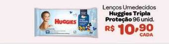 Lenços umedecidos huggies tripla proteção