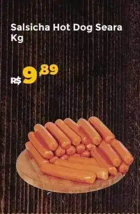 Villarreal Supermercados Salsicha hot dog seara oferta