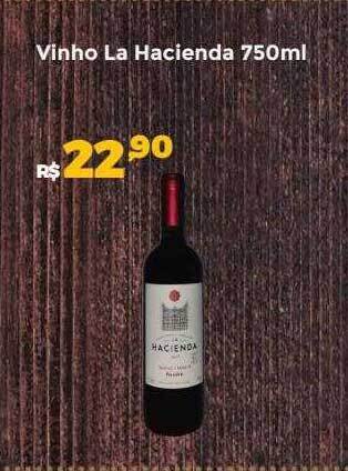 Villarreal Supermercados Vinho la hacienda oferta