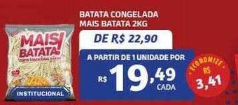 Bahamas Mix Batata congelada mais batata oferta
