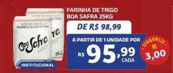 Farinha de trigo boa safra