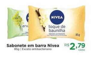 Sabonete em barra nivea