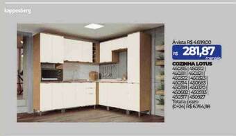 Lojas Certel Cozinha lotus kappesberg oferta