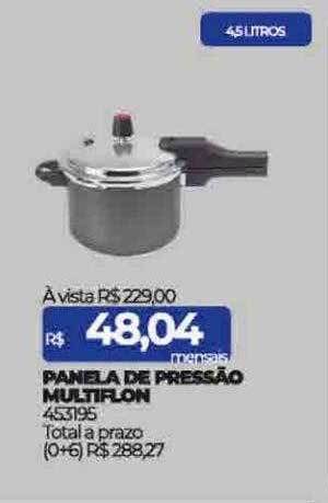 Panela de pressão multiflon