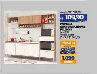 Lojas Certel Cozinha compacta inova fellicci oferta