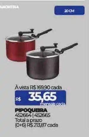 Lojas Certel Pipoqueira tramontina oferta
