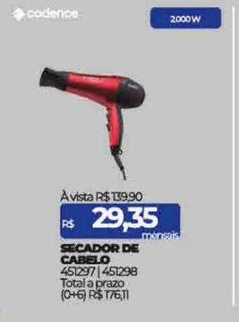 Secador de cabelo cadence