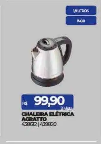 Chaleira elétrica agratto