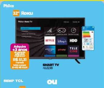 Lojas Certel Smart tv philco 32 oferta