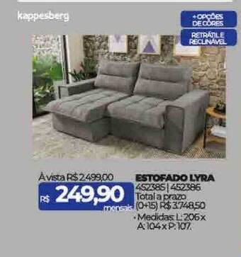 Lojas Certel Estofado lyra kappesberg oferta