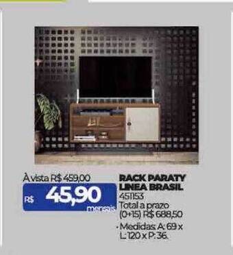 Lojas Certel Rack paraty linea brasil oferta