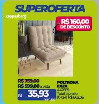 Lojas Certel Poltrona ibiza kappesberg oferta