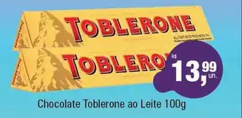 Supermercados Alvorada Chocolate toblerone ao leite oferta