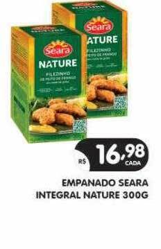 Supermercados Real Empanado seara integral nature oferta