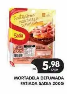 Supermercados Real Mortadela defumada fatiada sadia oferta