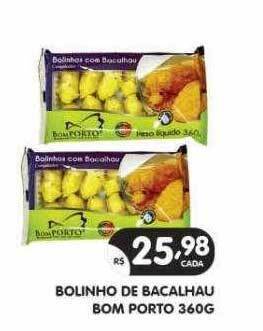 Supermercados Real Bolinho de bacalhau bom porto oferta