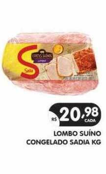 Supermercados Real Lombo suino congelado sadia kg oferta