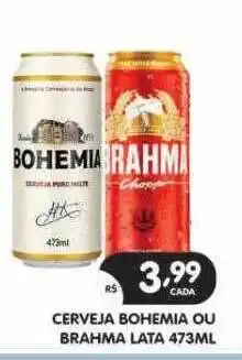 Supermercados Real Cerveja bohemia ou brahma oferta