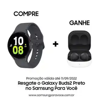 Carrefour Samsung galaxy watch5 lte 44mm 4g tela super amoled 1.4″ grafite samsung oferta