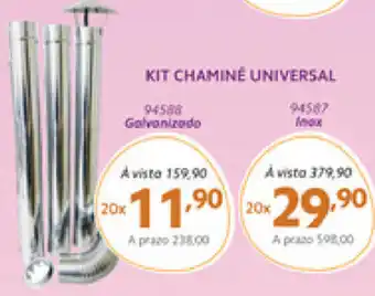 Benoit Kit Chamine Universal Inox oferta