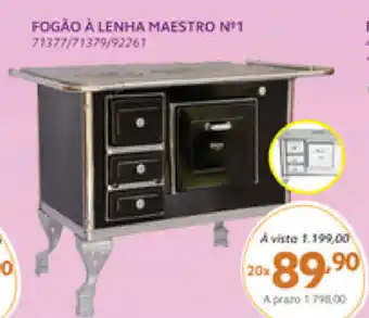 Benoit Fogao a Lenha Maestro N1 oferta
