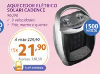Benoit Aquecedor Eletrico Solari Cadence oferta