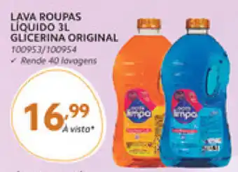 Benoit Lava roupas Liquido 3L Glicerina Original oferta