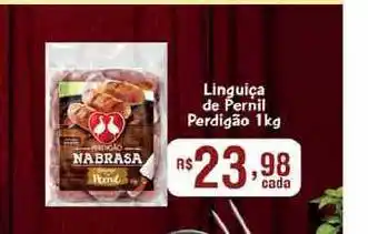 Supermercados Mundial Linguiça De Pernil Perdigão 1kg oferta