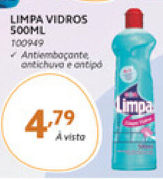 Benoit Limpa Vidros 500ml oferta