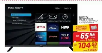 GBarbosa Smart tv led 32" philco oferta