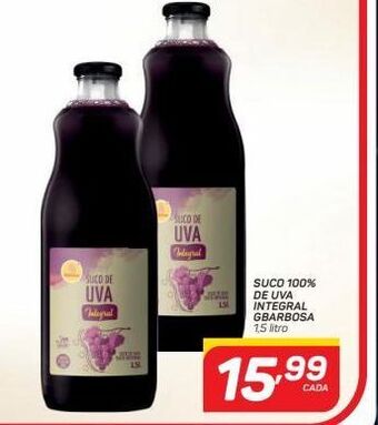 GBarbosa Suco de uva gbarbosa 1,5l oferta