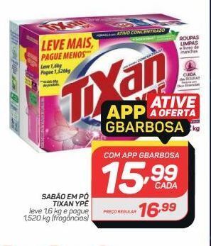 GBarbosa Sabão em pó tixan ypê oferta
