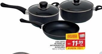 GBarbosa Conjunto de panelas antiaderentes krea oferta