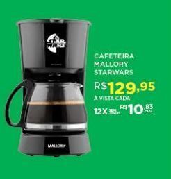DB Supermercados Cafeteira mallory starwars oferta