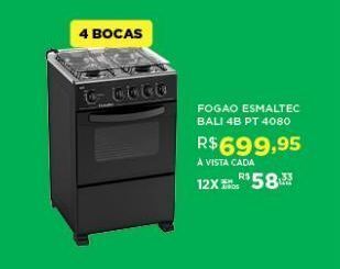 DB Supermercados Fogão esmaltec oferta