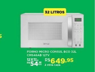 Forno microondas consul