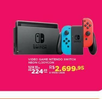 Video game nintendo switch