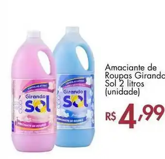 Supermercados Imperatriz Amaciante De Roupas Girando Sol 2L oferta