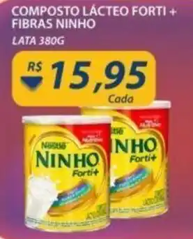 Composto Lacteo Forti+ Fibras Ninho 380g
