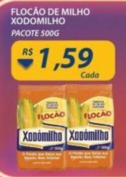 Assaí Atacadista Flocao de Milho Xodomilho pacote 500g oferta