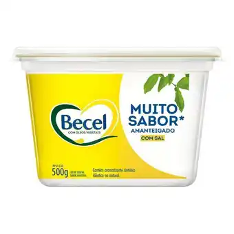 Carrefour Creme vegetal com sal amanteigado becel 500 g oferta