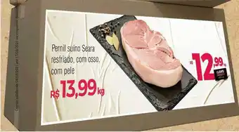 Brasão Supermercados Pernil Suíno Seara Resfriado Com Osso Com Pele oferta