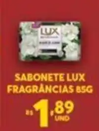 Atacadão Centro Sul Sabonete Lux Fragrancias 85g oferta