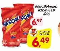 Cercadão Achoc. Po Nescau Actigen E 2.0 370g oferta