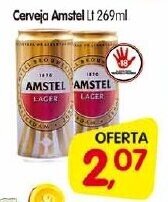 Cercadão Cerveja Amstel Lt 269ml oferta